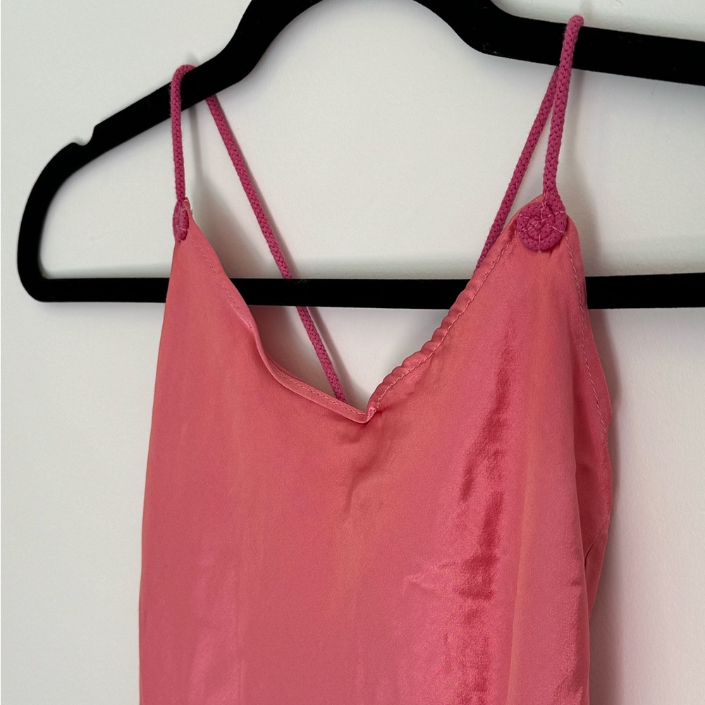 Vintage Pink Slip Dress